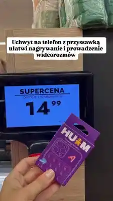 Biedronka Przyssawka do telefonu HUAM oferta