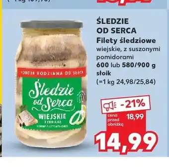 Kaufland Filety śledziowe wiejskie Śledzie od Serca oferta