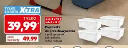 Kaufland Pojemniki do przechowywania 4-pak oferta