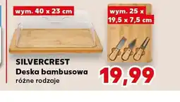 Kaufland Deska bambusowa z pokrywą Silvercrest oferta
