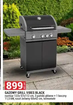 Merkury Market Gazowy grill Vibes Black oferta