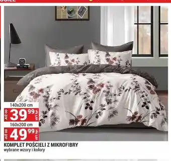 Merkury Market Komplet pościeli z mikrofibry 140x200 cm oferta