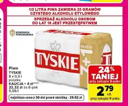 Carrefour Piwo Tyskie Gronie 8-pak oferta