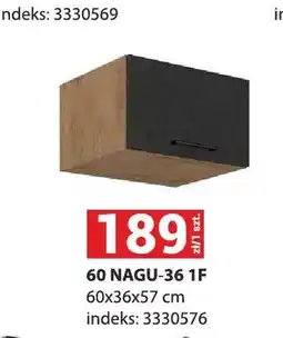 Merkury Market Szafka kuchenna Vigo Grafit 60 NAGU-36 1F oferta