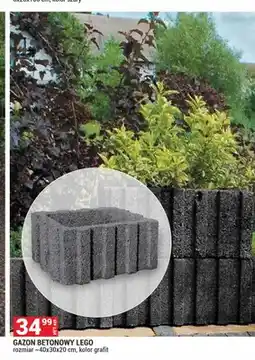 Merkury Market Gazon betonowy Lego grafitowy oferta