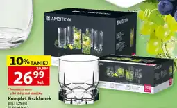 Auchan Komplet 6 szklanek Ambition oferta