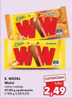 Kaufland Wafel E. Wedel WW Klasyk oferta