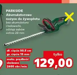 Kaufland Akumulatorowe nożyce do żywopłotu Parkside oferta