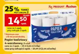 Auchan Papier toaletowy 4-warstwowy Auchan oferta