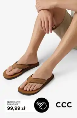 CCC Klapki japonki męskie Quiksilver Miami-01 oferta
