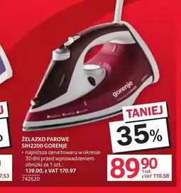 Selgros Żelazko Gorenje oferta