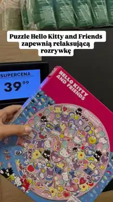 Biedronka Puzzle Hello Kitty and Friends oferta