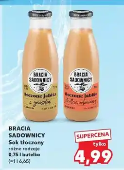 Kaufland Sok tłoczony Bracia Sadownicy Tłoczone jabłko z gruszką oferta