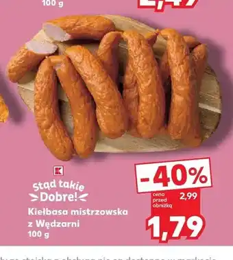Kaufland Kiełbasa mistrzowska z Wędzarni Stąd takie Dobre! oferta
