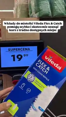 Biedronka Wkłady do miotełki Vileda Flex & Catch oferta