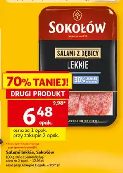 Auchan Salami lekkie Sokołów oferta