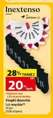Auchan Stopki damskie Inextenso 10-pak oferta