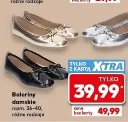 Kaufland Baleriny damskie oferta