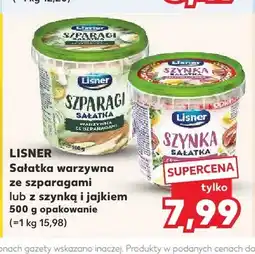 Kaufland Sałatka warzywna ze szparagami Lisner oferta