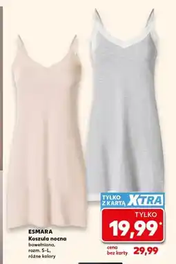 Kaufland Koszula nocna bawełniana damska Esmara oferta
