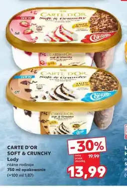 Kaufland Lody Carte D'Or Soft & Crunchy oferta