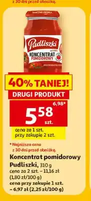 Auchan Koncentrat pomidorowy Pudliszki oferta