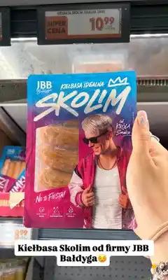 Biedronka Kiełbasa Skolim Idealna JBB Bałdyga oferta