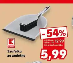 Kaufland Szufelka ze zmiotką K-Classic oferta