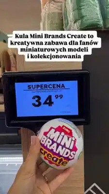 Biedronka Kula Zuru Mini Brands Create oferta