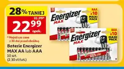 Auchan Baterie Energizer MAX AA oferta