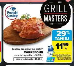 Carrefour Zestaw drobiowy na grilla Carrefour oferta