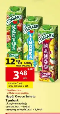 Auchan Napój Kaktus Owoce Świata Tymbark oferta