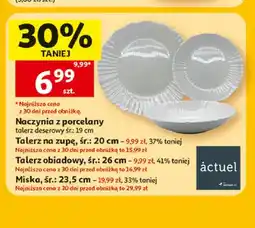 Auchan Talerz deserowy z porcelany Actuel oferta
