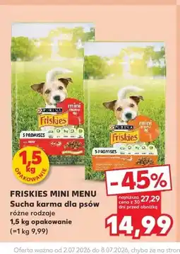 Kaufland Sucha karma dla psów Friskies Mini Menu oferta