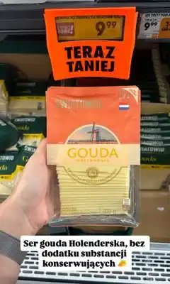 Biedronka Ser Gouda Holenderska Światowid oferta