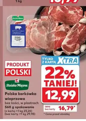 Kaufland Polska karkówka wieprzowa bez kości w plastrach Stoisko Mięsne oferta
