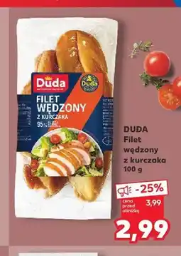 Kaufland Filet wędzony z kurczaka Duda oferta