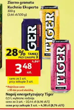 Auchan Napój energetyzujący Tiger Classic oferta