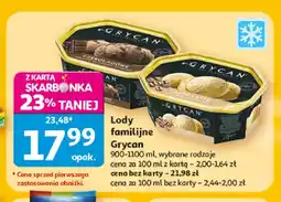 Auchan Lody familijne Grycan oferta
