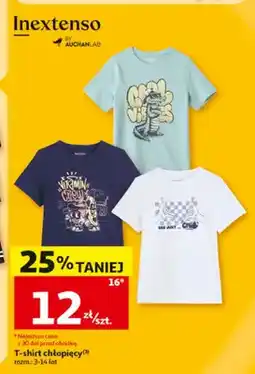 Auchan T-shirt chłopięcy Inextenso oferta