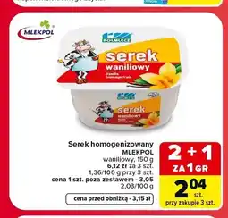 Carrefour Serek homogenizowany Rolmlecz waniliowy oferta