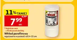 Auchan Wkład parafinowy regulowany 14-22 cm oferta
