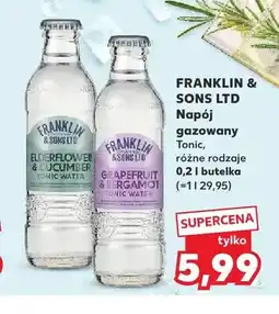 Kaufland Napój gazowany Franklin & Sons Ltd Grapefruit & Bergamot Tonic Water oferta