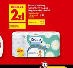 Biedronka Papier toaletowy rumiankowy Regina Mega Paczka 16-pak oferta
