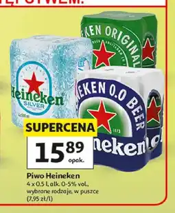 Auchan Piwo Heineken Silver 4-pak oferta