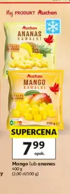 Auchan Mango mrożone kawałki Auchan oferta