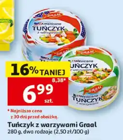 Auchan Tuńczyk z warzywami Americana Graal oferta