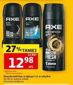 Auchan Dezodorant Axe Black oferta
