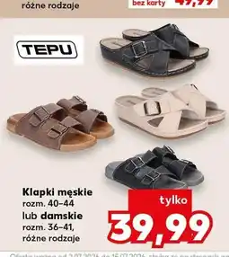 Kaufland Klapki damskie Tepu oferta