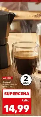 Kaufland Szklanki do kawy i herbaty 2-pak oferta
